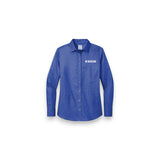 Ladies Wrinkle-Free Stretch Nailhead Shirt