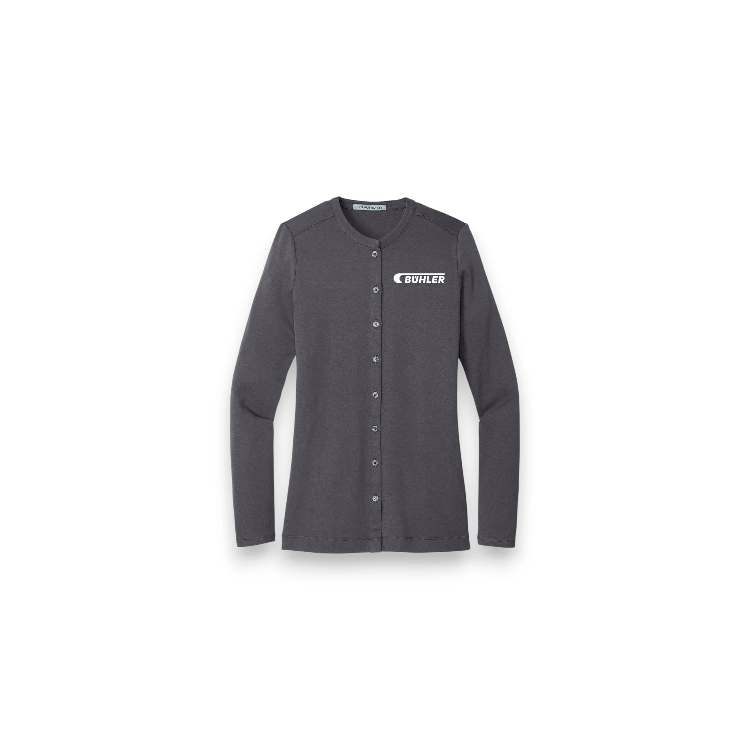 Ladies Concept Stretch Button-Front Cardigan