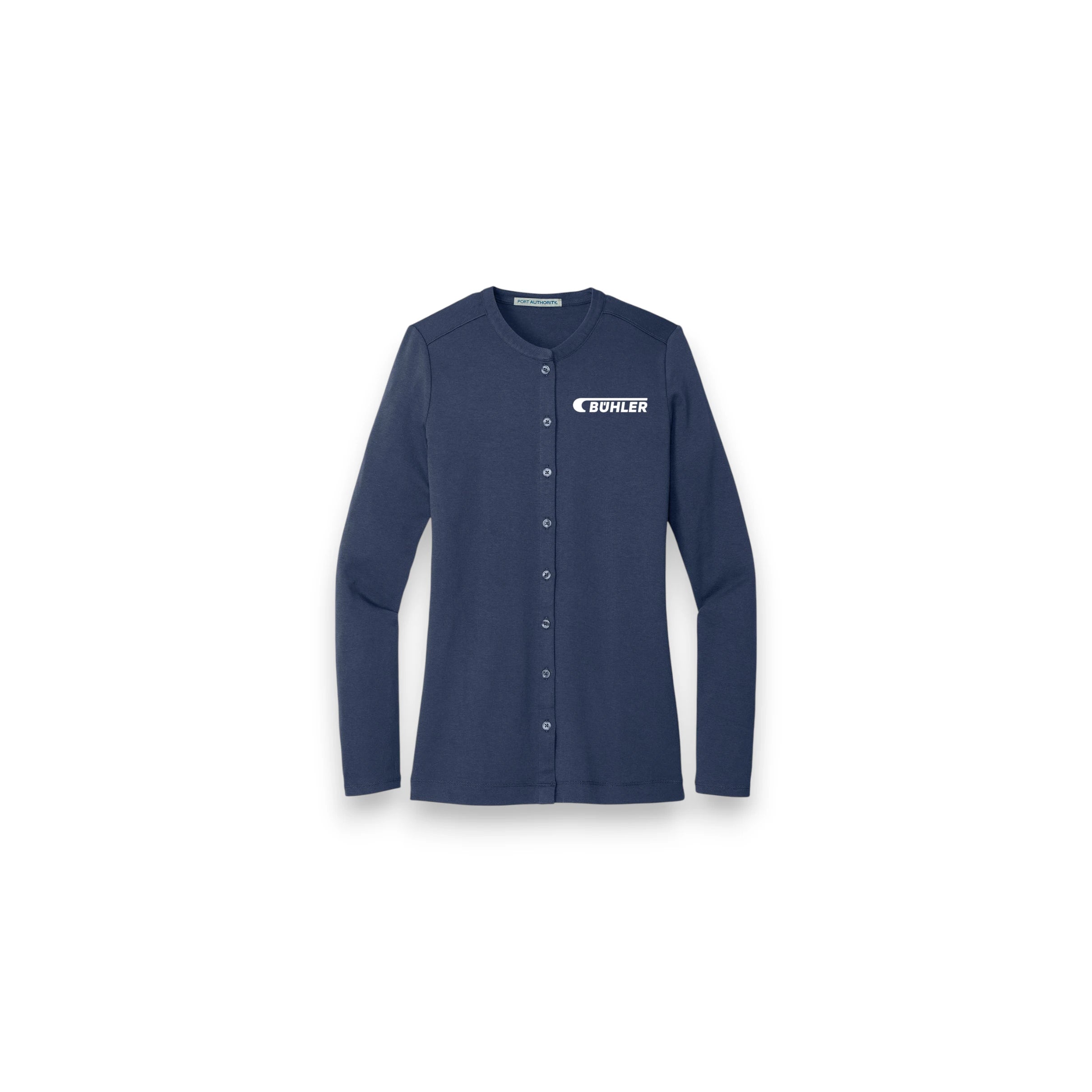 Ladies Concept Stretch Button-Front Cardigan