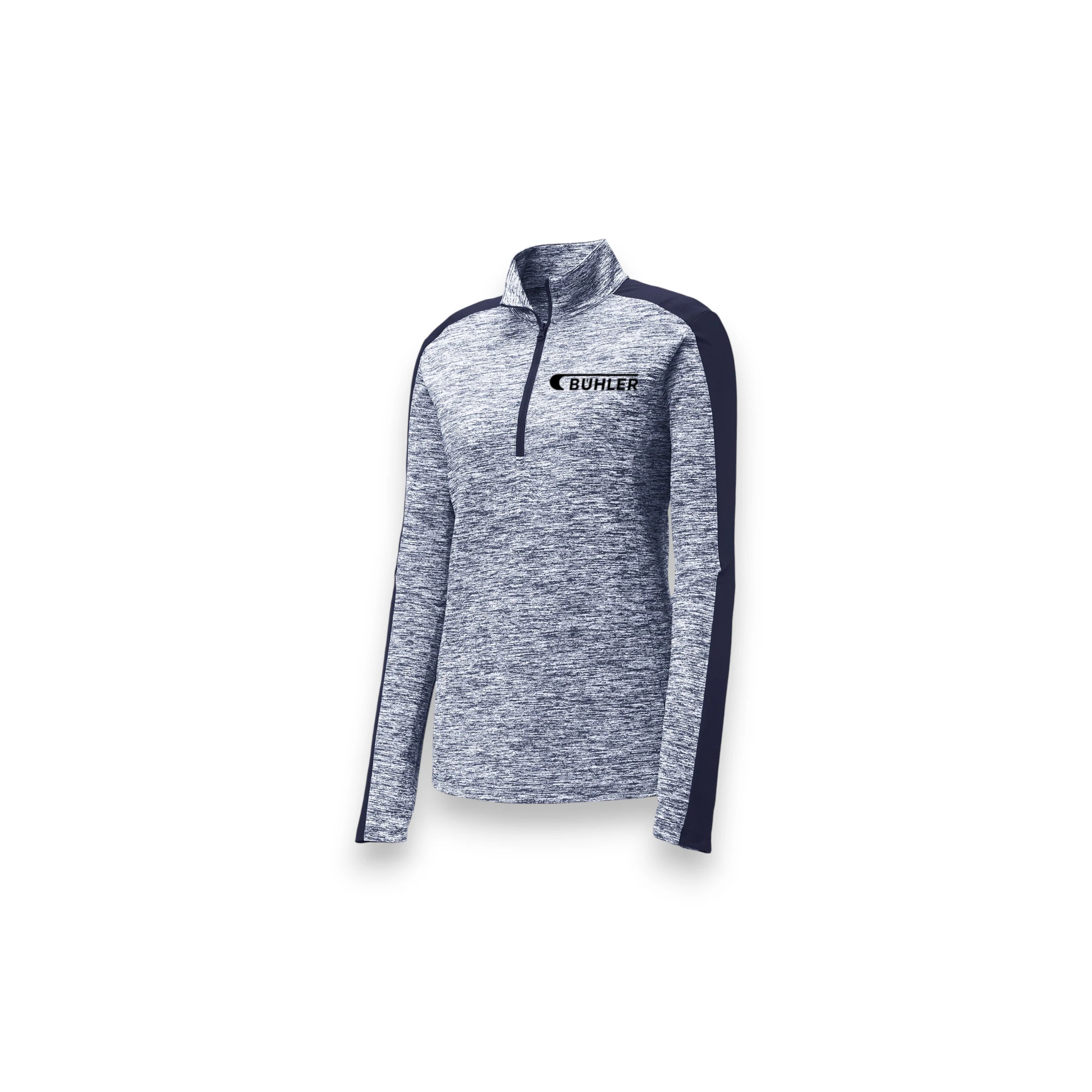 Ladies Electric Heather 1/4 Zip