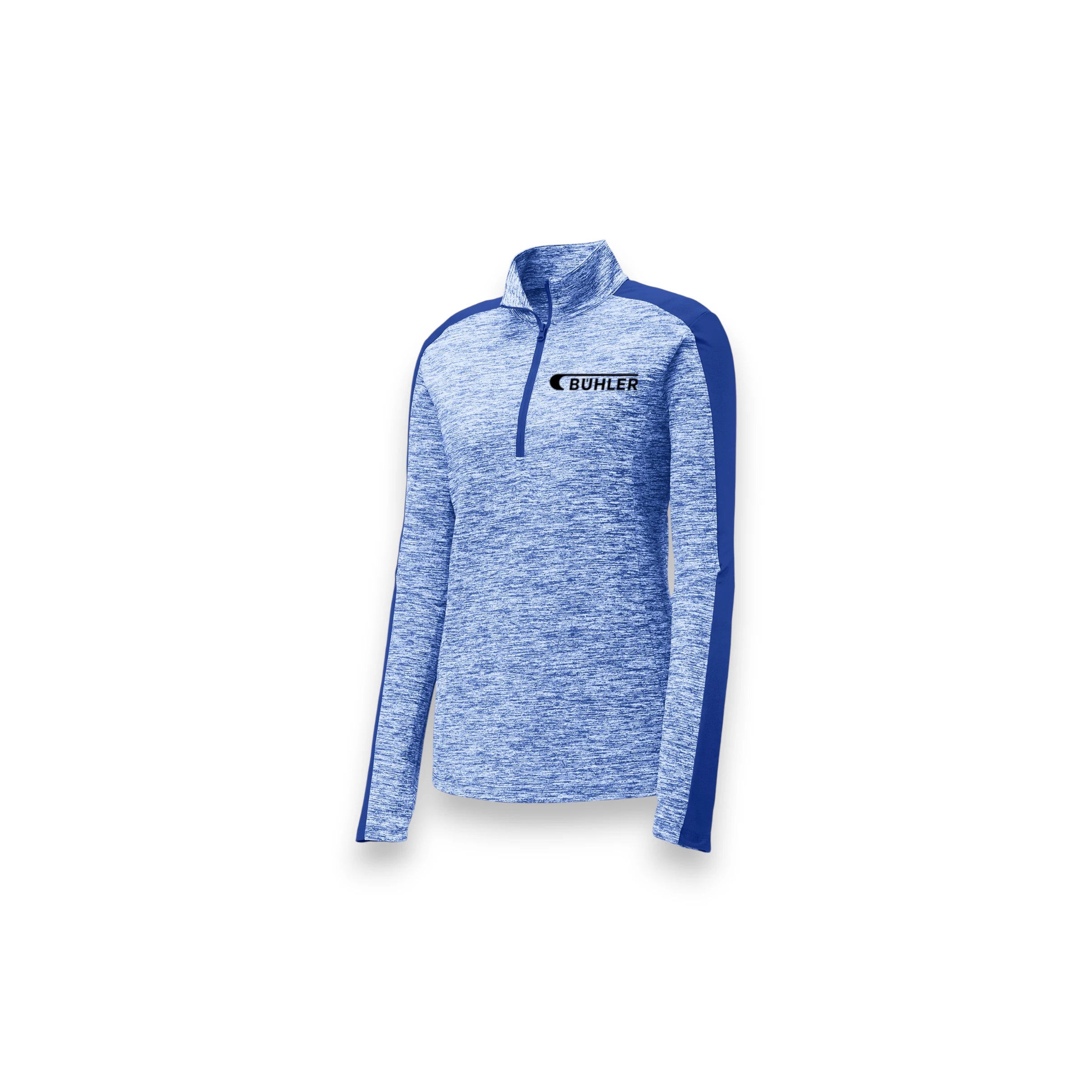 Ladies Electric Heather 1/4 Zip