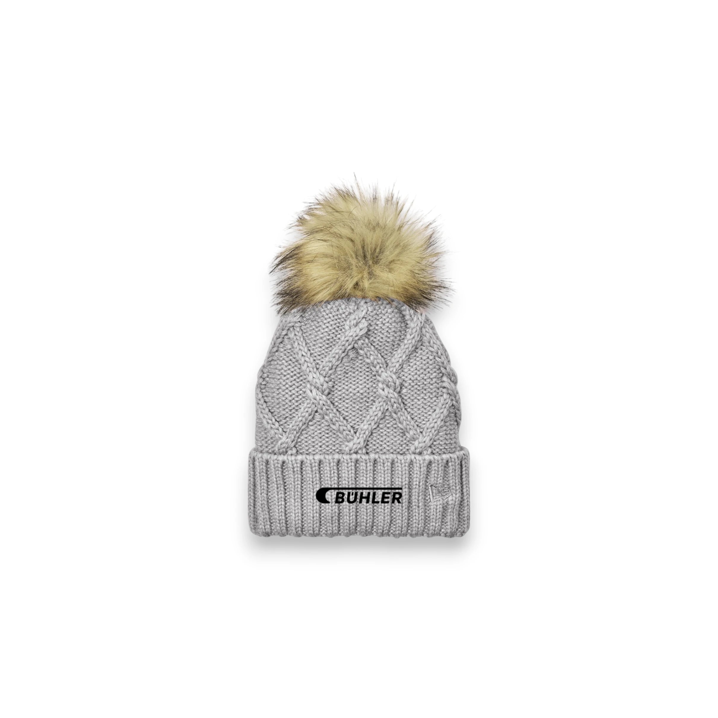 Faux Fur Pom Beanie