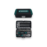 Socket wrench set 38-piece 1/4 "